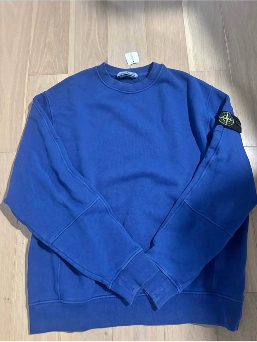 Stone Island Men's Crewneck Sweatshirt in Blue